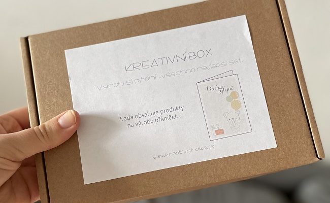 Kreativní box – vyrob si přání